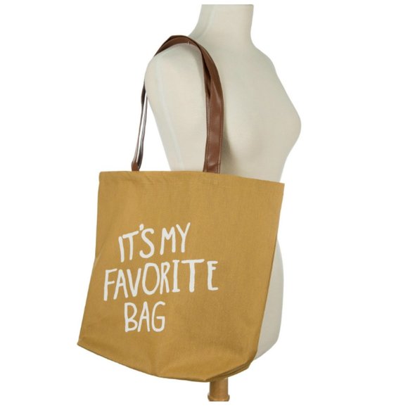 It's My Favorite Bag Canvas Tote Bag - Picture 2 of 2
